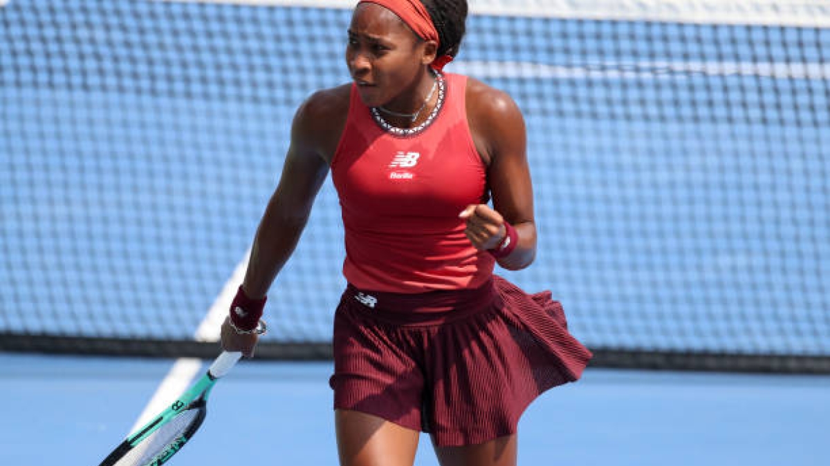 Cori Gauff gana a Swiatek en WTA Cincinnati 2023. Foto: gettyimages