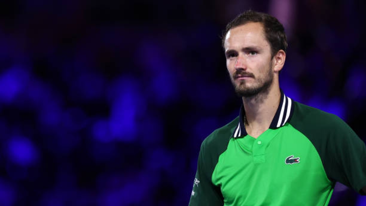 Daniil Medvedev, durante la final del Open de Australia 2024. Foto: Getty