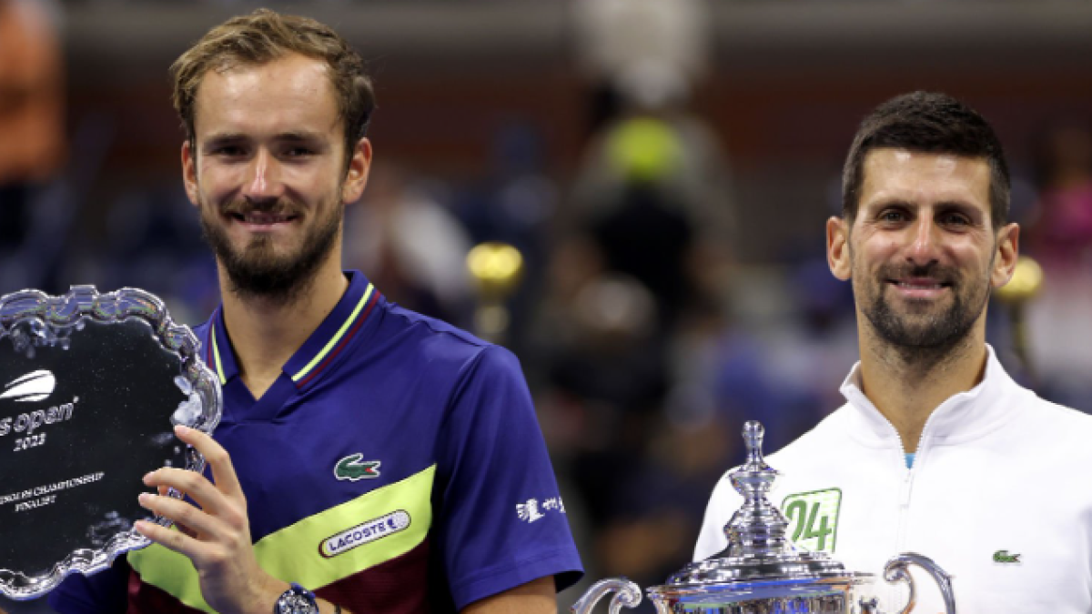 Daniil Medvedev, finalista en el US Open 2023. Foto: Getty