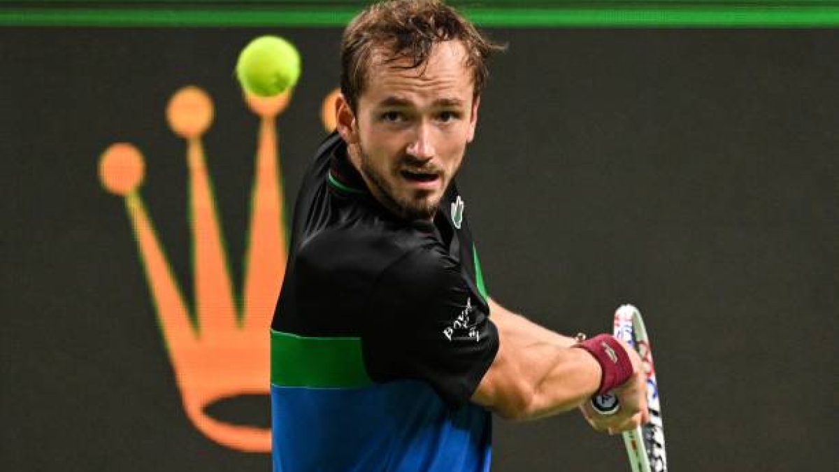 Daniil Medvedev pierde con Sebastian Korda en ATP Shanghái 2023. Foto: gettyimages