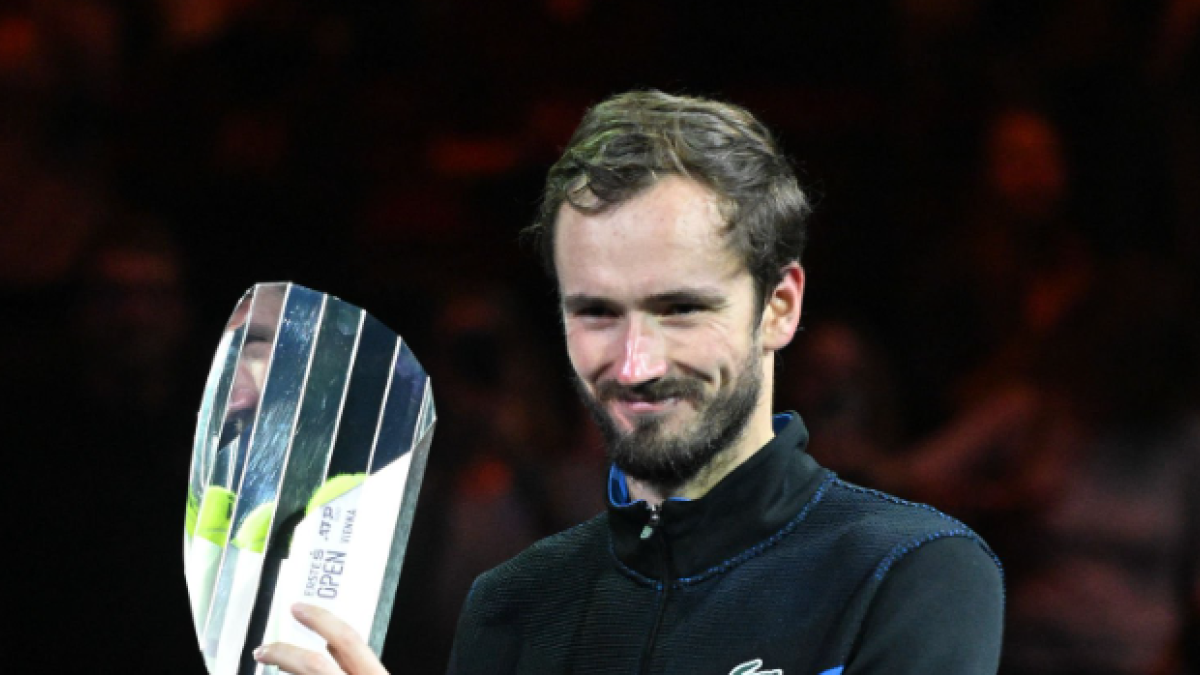 Daniil Medvedev, finalista en el ATP Viena 2023. Foto: Getty
