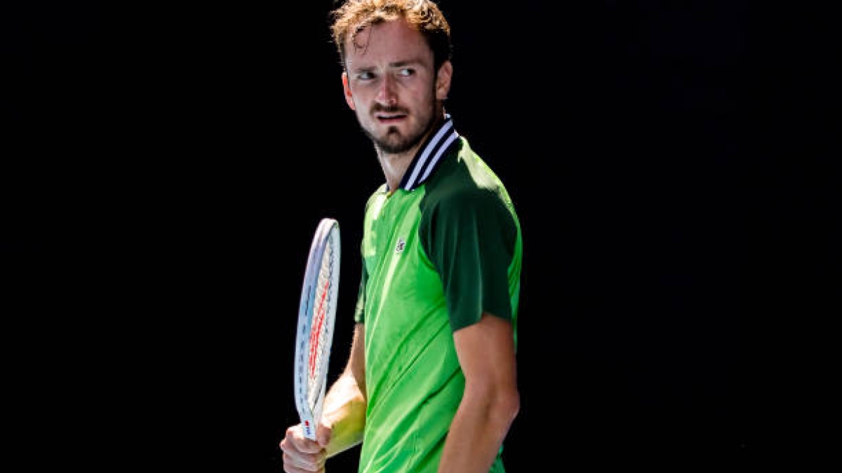 Daniil Medvedev celebra la victoria lograda ante Nuno Borges. Foto: Getty