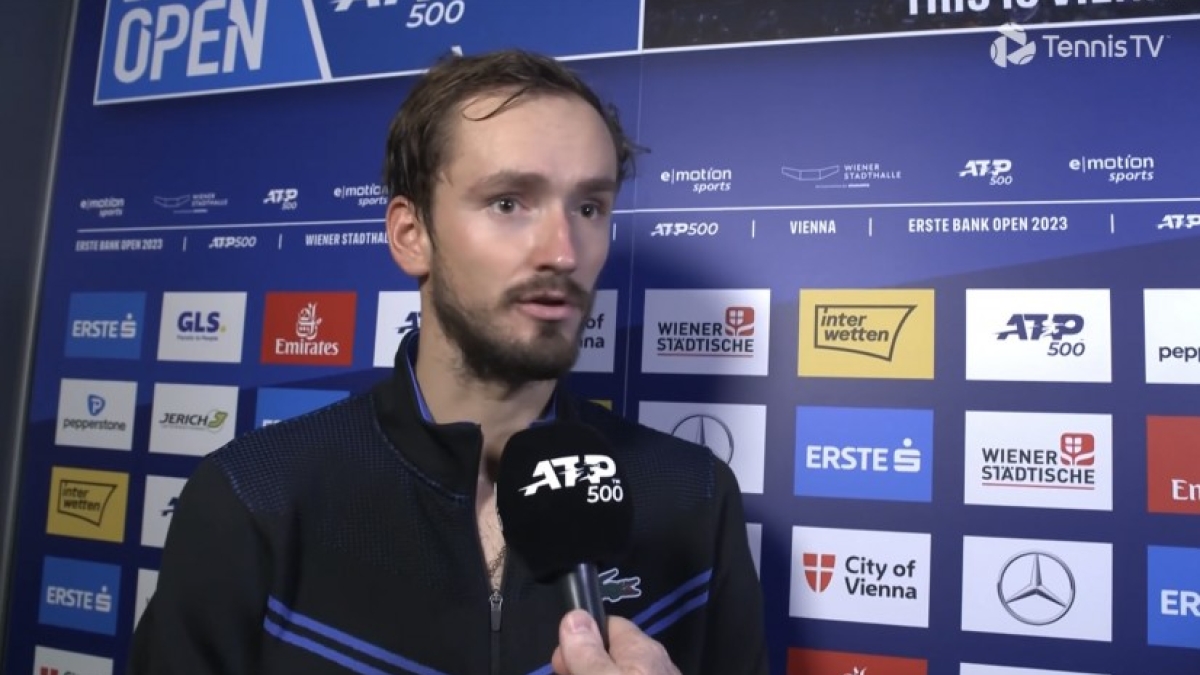 Daniil Medvedev. Fuente: TennisTV