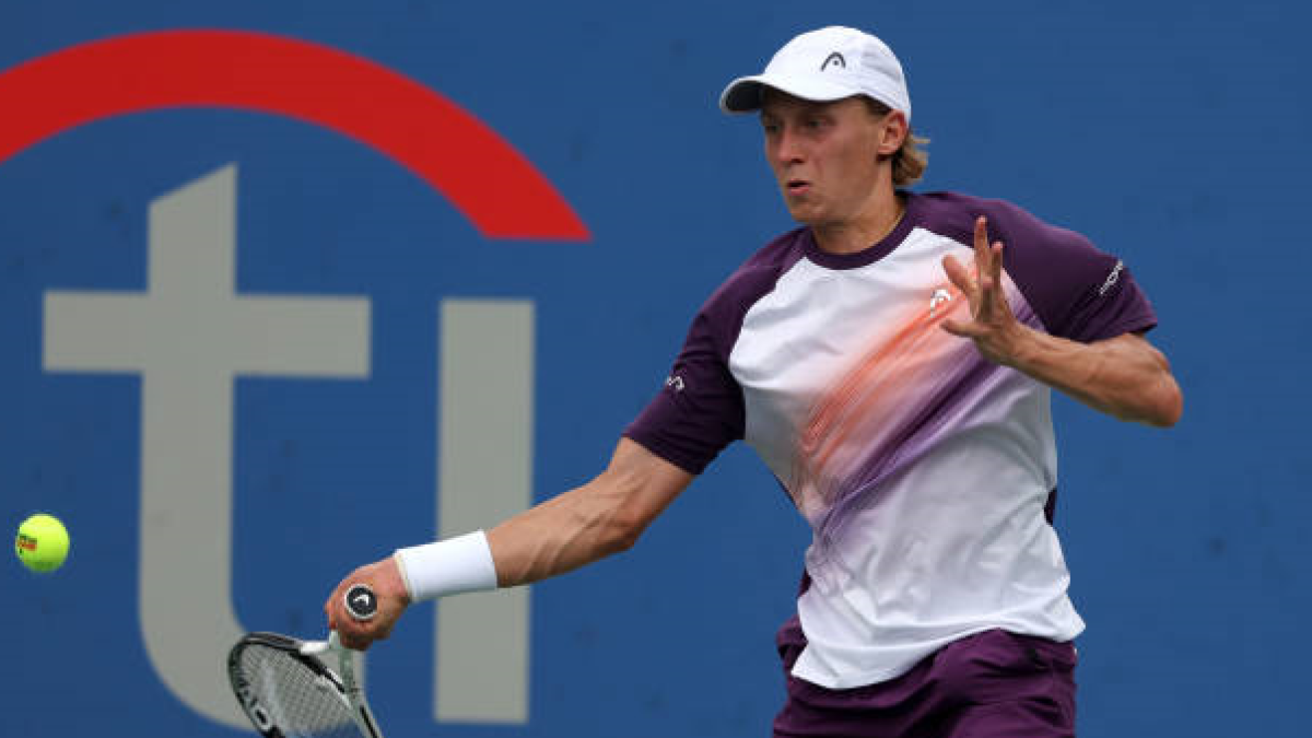 Emil Ruusuvuori en el ATP de Cincinnati 2023. Foto: getty
