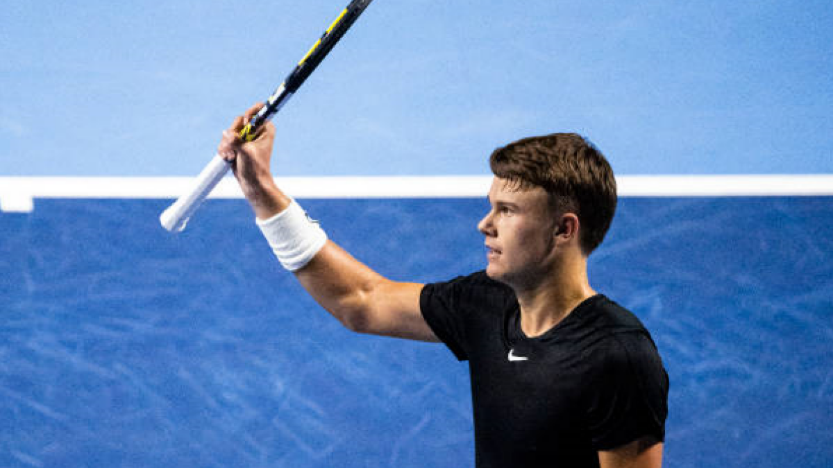 Holger Rune en el ATP de Basilea 2023. Foto: getty