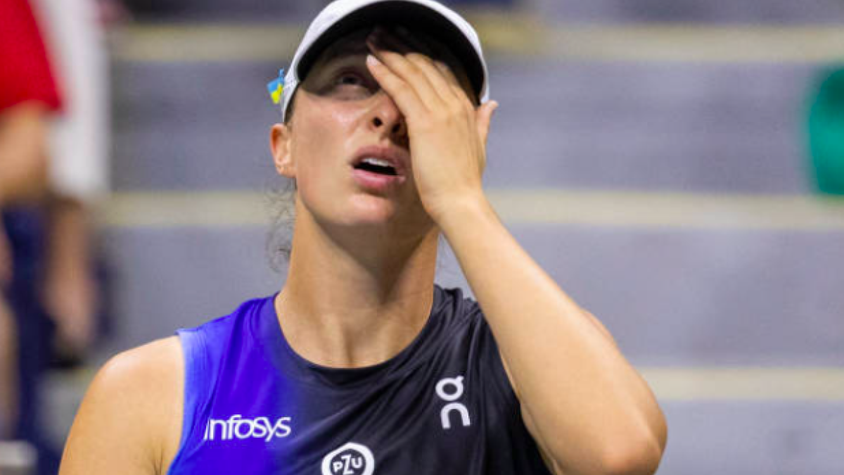 Iga Swiatek, eliminada del US Open 2023. Fuente: Getty