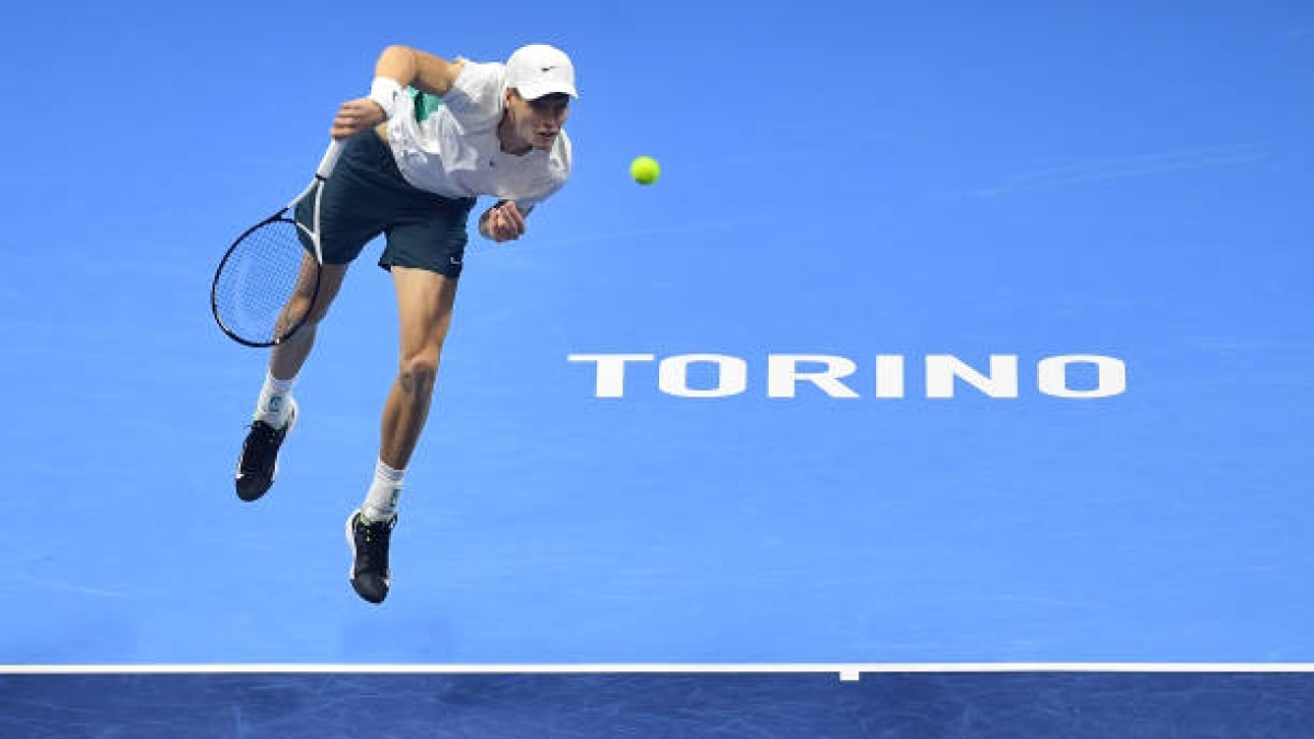 Jannik Sinner, mejoría con el saque. Foto: gettyimages