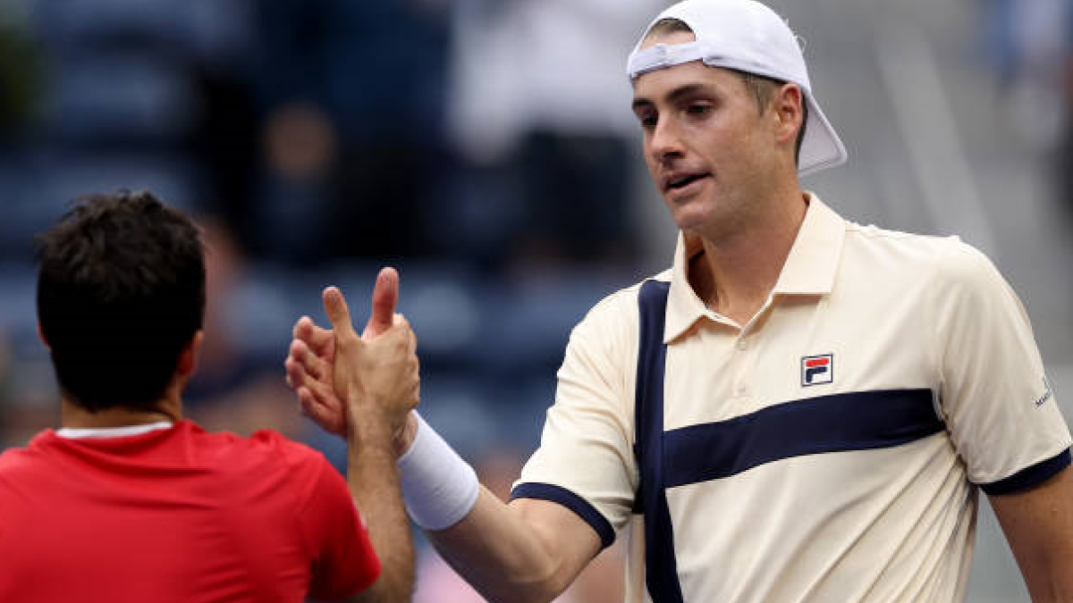 John Isner en el US Open 2023. Foto: getty