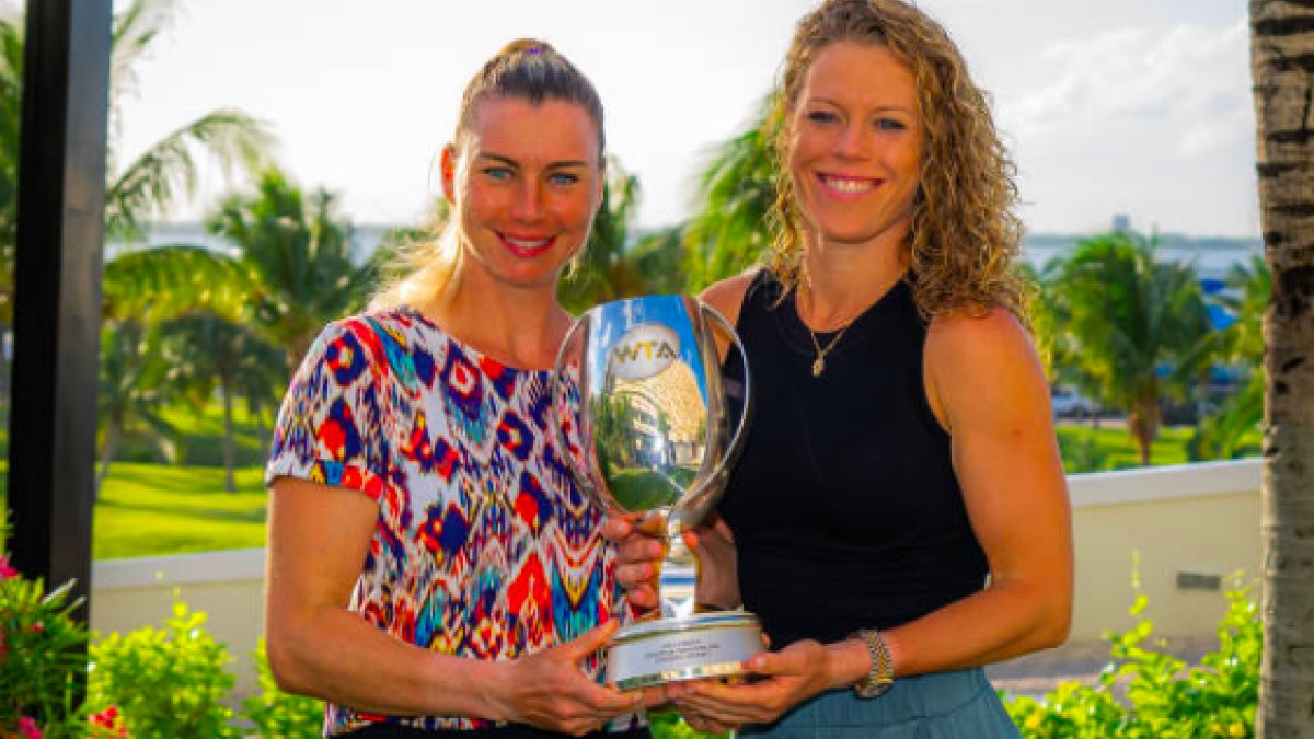 Vera Zvonareva y Laura Siegemund, campeonas en Cancún. Fuente: Getty