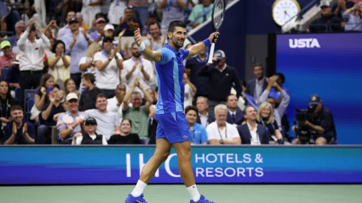 Novak Djokovic, campeón del US Open 2023. Foto: gettyimages