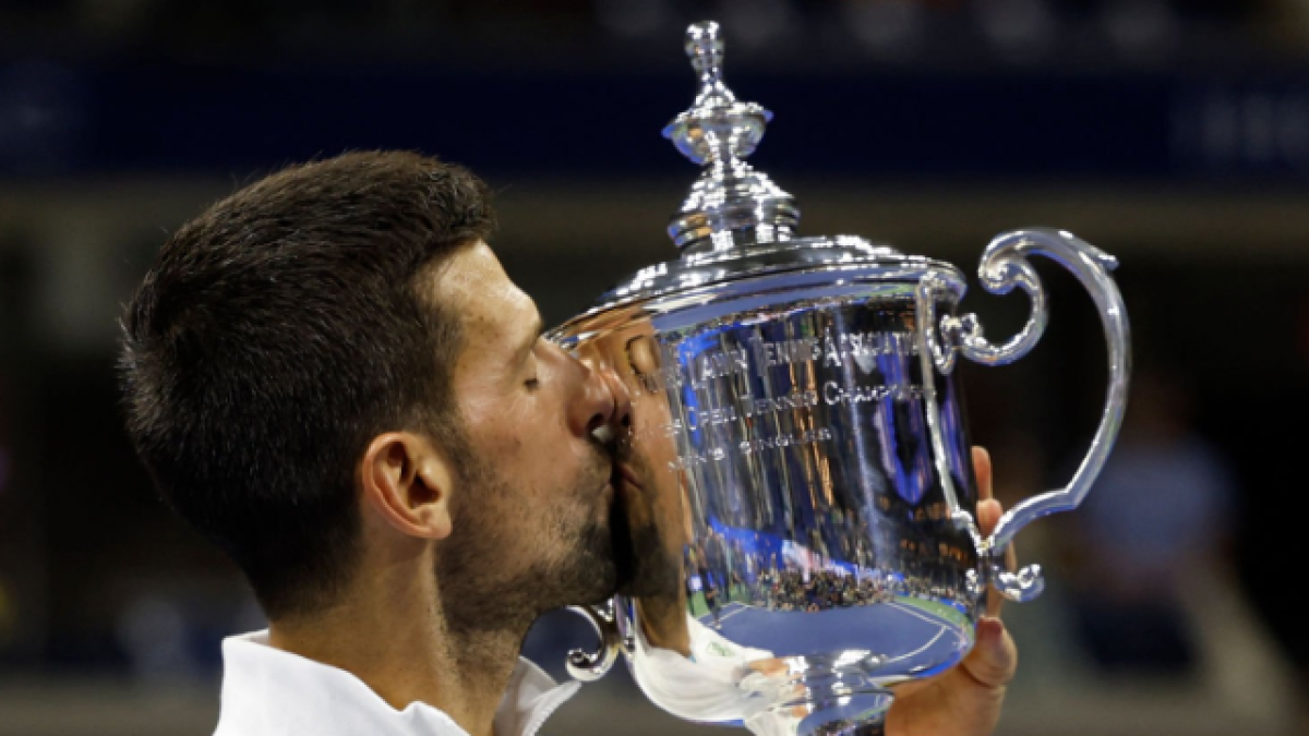 Novak Djokovic, ganador del US Open 2023. Foto: Getty