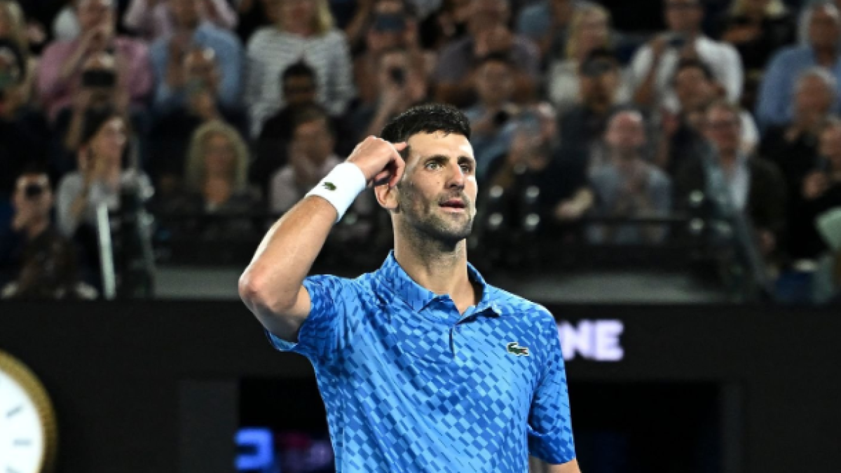 Novak Djokovic, principal favorito en el Open de Australia 2024. Foto: Getty