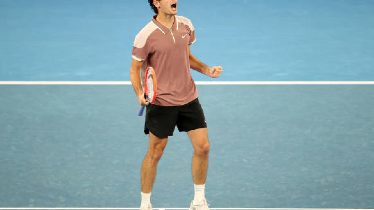 Taylor Fritz en el Open de Australia 2024. Foto: getty