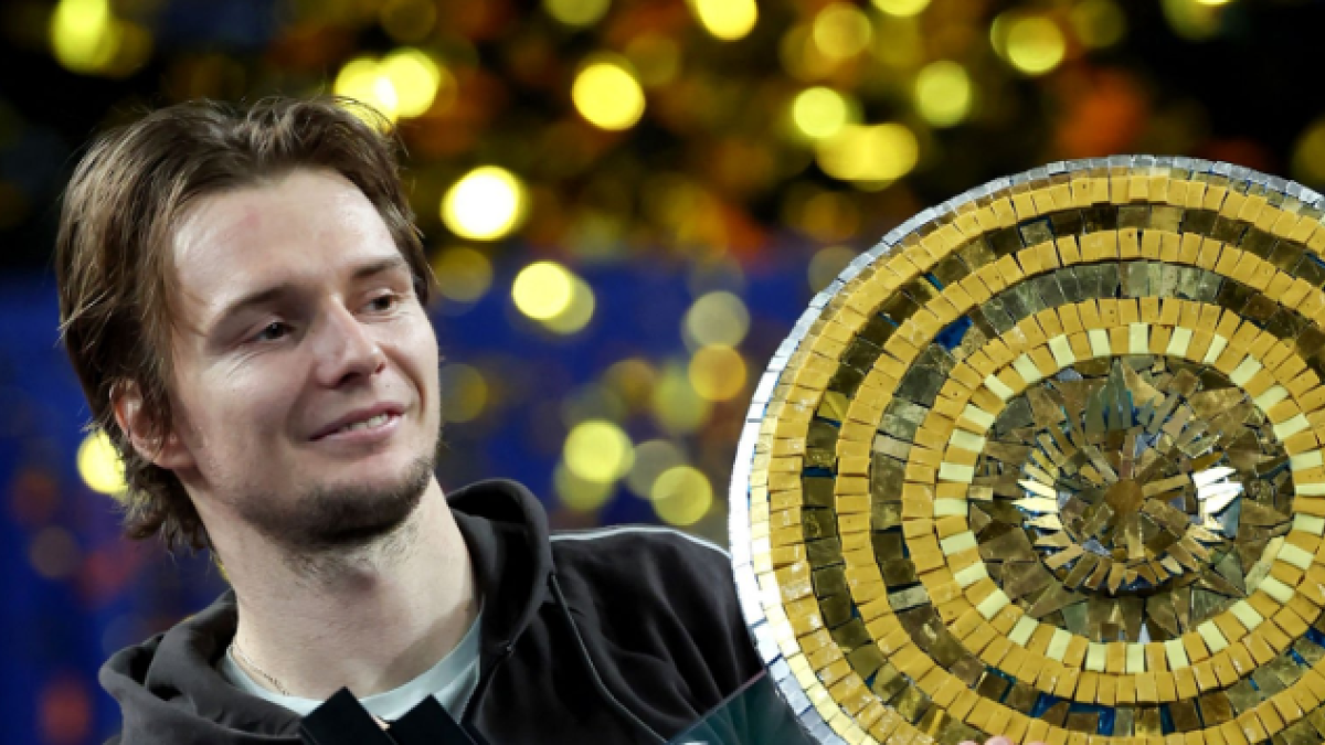 Alexander Bublik, ganador del ATP Montpellier 2024. Foto: Getty