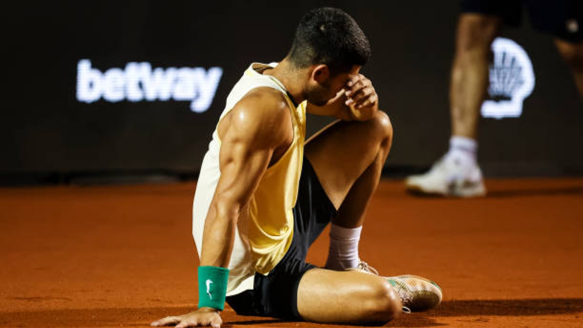 Carlos Alcaraz pierde terreno al número 1. Foto: gettyimages