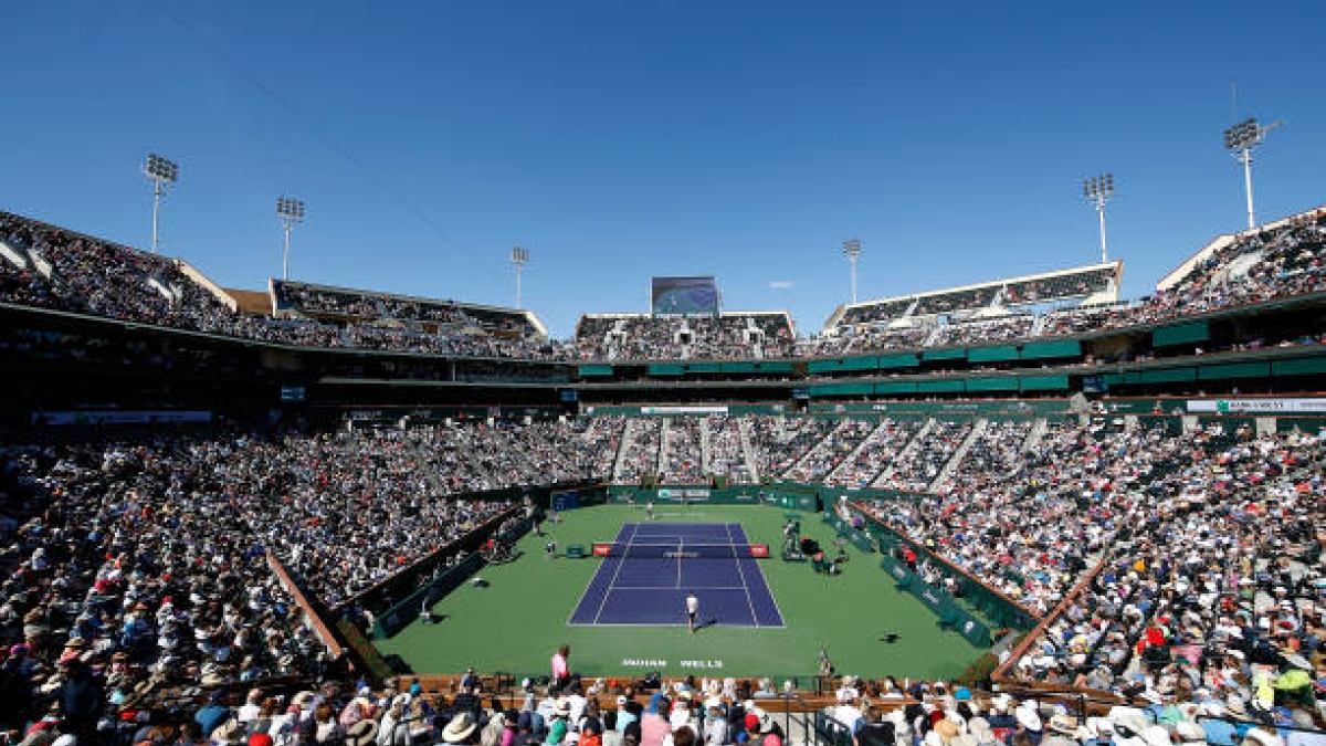 Estadio principal de Indian Wells. Fuente: Getty