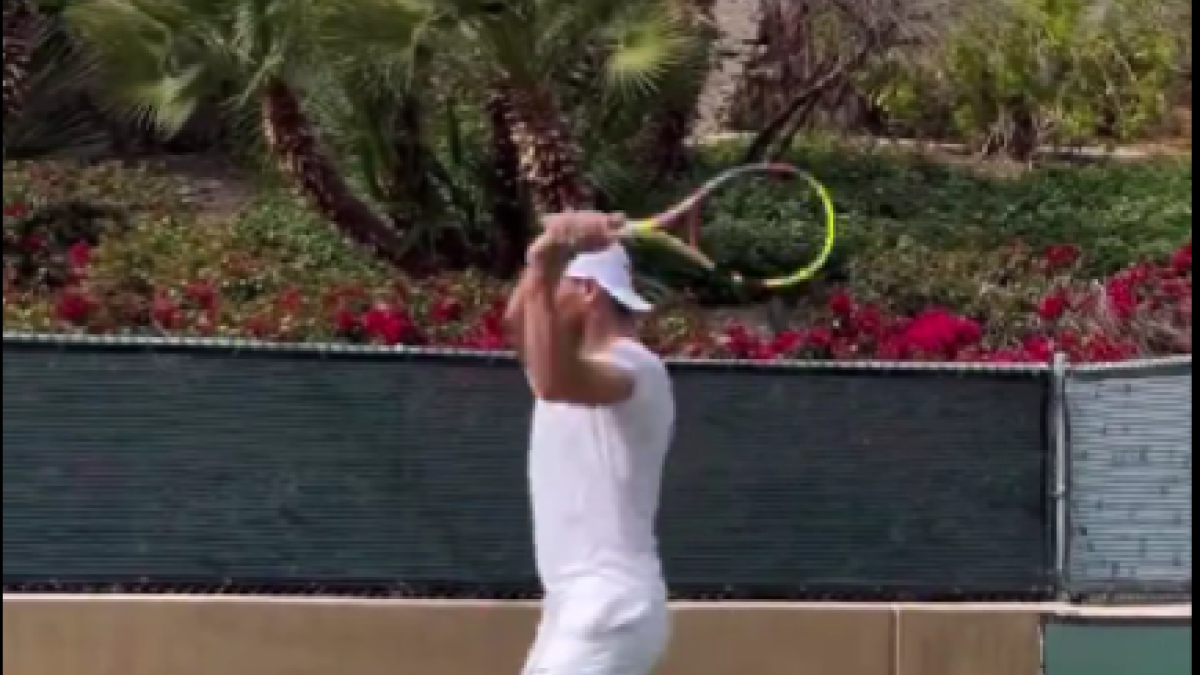 Nadal intensifica sus entrenamientos en Indian Wells