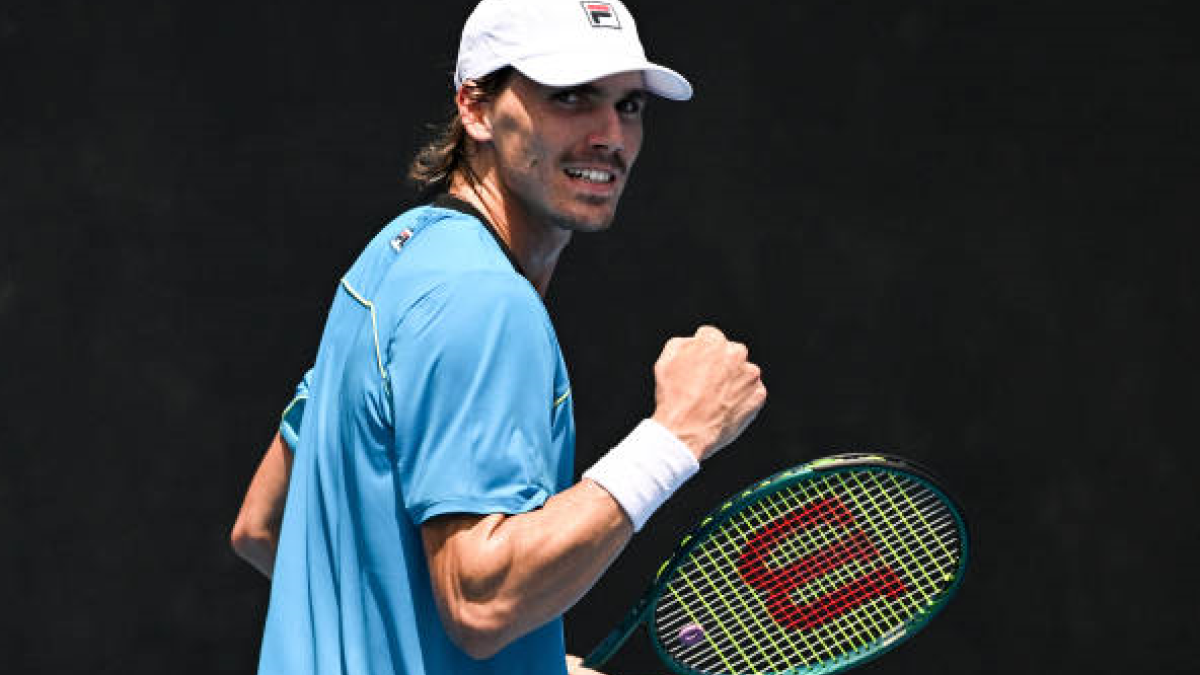 Patrick Kypson en el Open de Australia 2024. Foto: getty