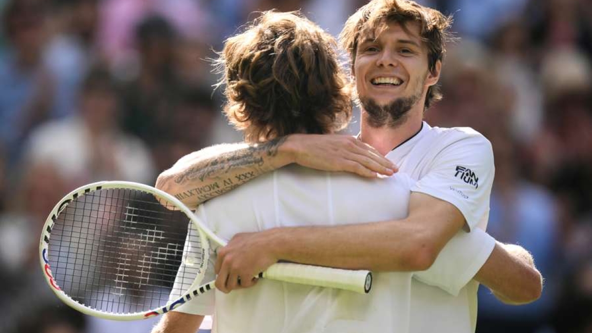 Andrey Rublev y Alexander Bublik.