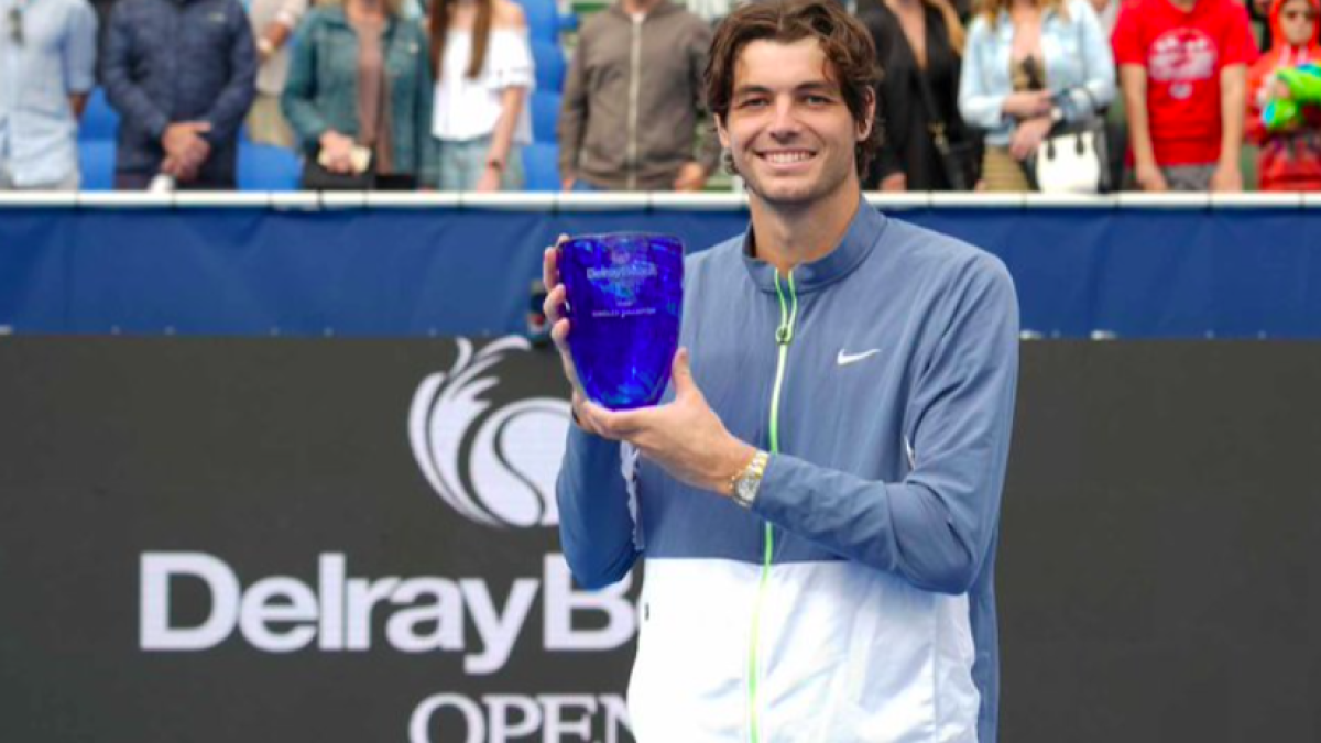 Taylor Fritz, bicampeón en Delray Beach. Fuente: Getty