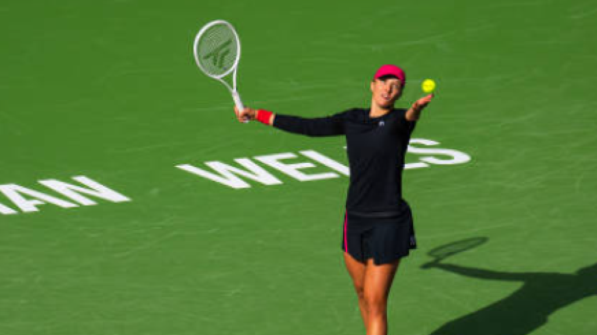 El brutal dato de Iga Swiatek en Indian Wells. Foto: Gettyimages