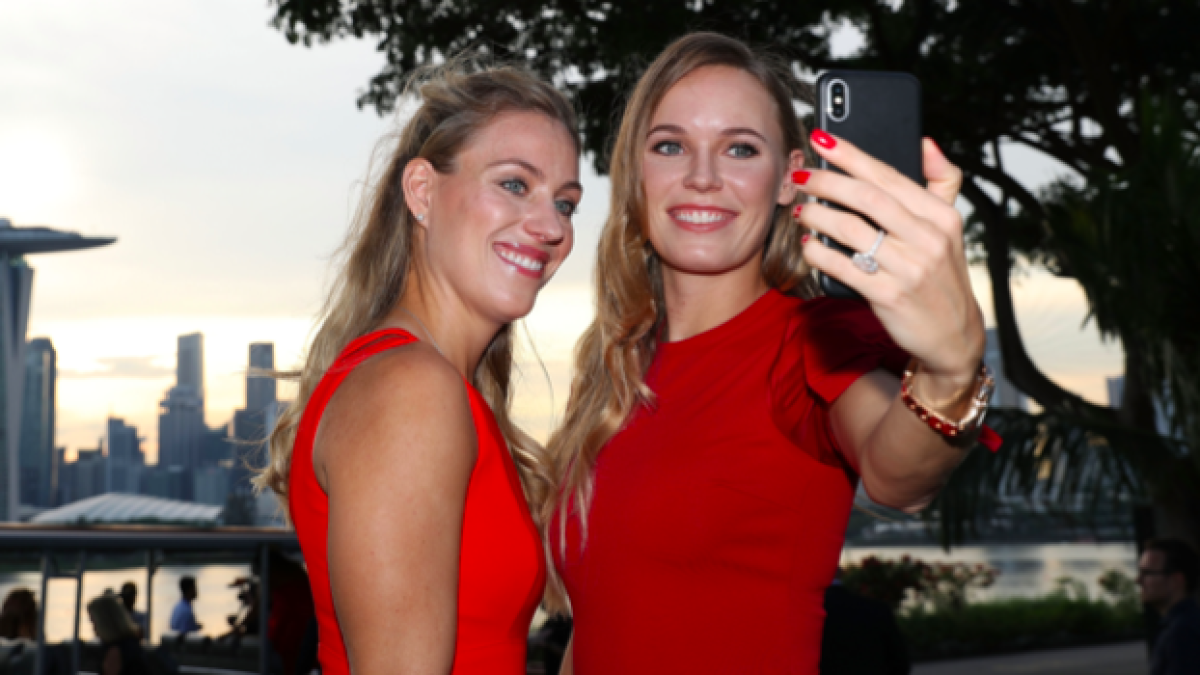 Angelique Kerber y Caroline Wozniacki se enfrentarán en Indian Wells 2024. Fuente: Getty