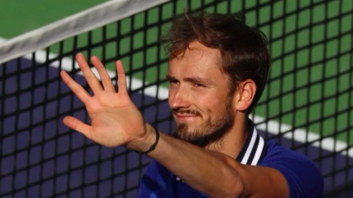 Daniil Medvedev se planta en semifinales de Indian Wells. Fuente: Getty