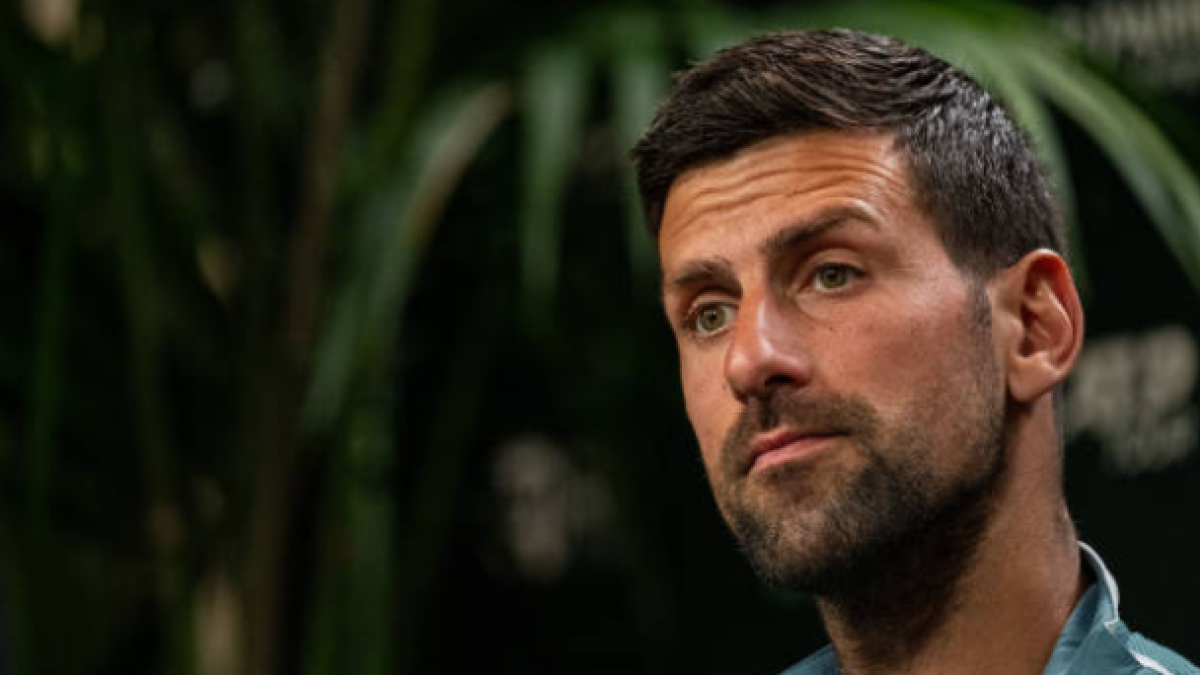 Djokovic, triste ante el final de una era. Foto: Gettyimages