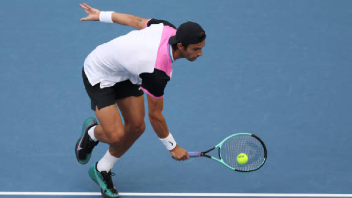 El increíble punto de virtuosos entre Alcaraz y Musetti. Foto: Gettyimages