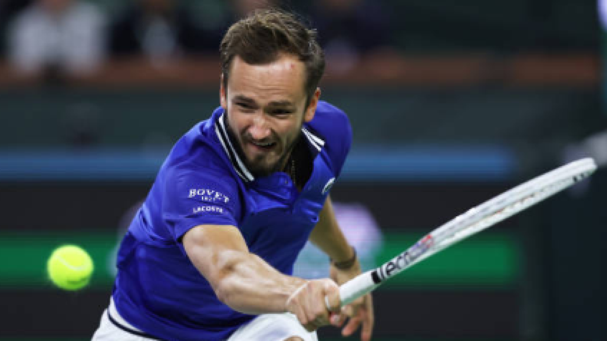 Indian Wells y Roma: lugares fetiche para Medvedev. Foto: Gettyimages