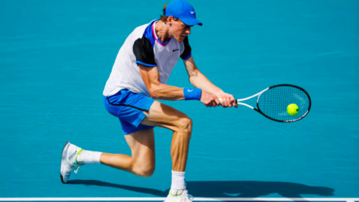 Jannik Sinner, a semifinales del Miami Open. Fuente: Getty