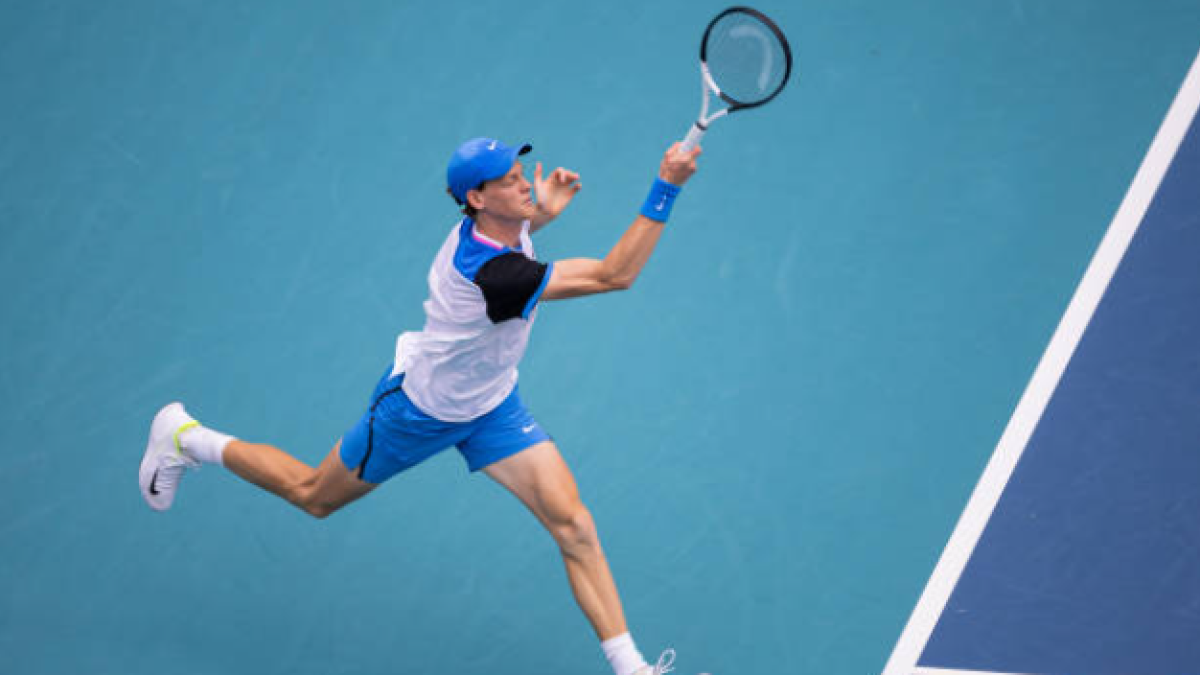 Sinner, tras dar el susto: “Intenté mantenerme fuerte mentalmente”. Foto: Gettyimages