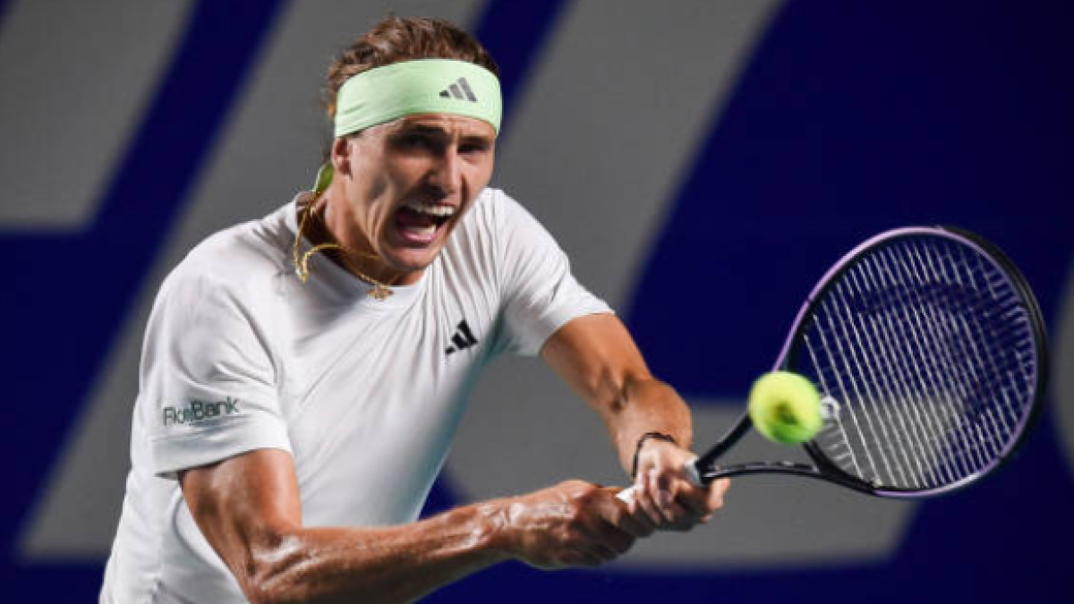 Zverev se emplea a fondo para derrocar a O'Connell. Foto: Gettyimages