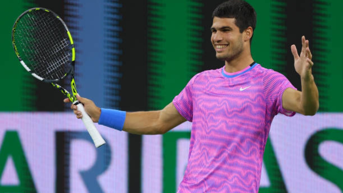 Carlos Alcaraz. Fuente: Getty