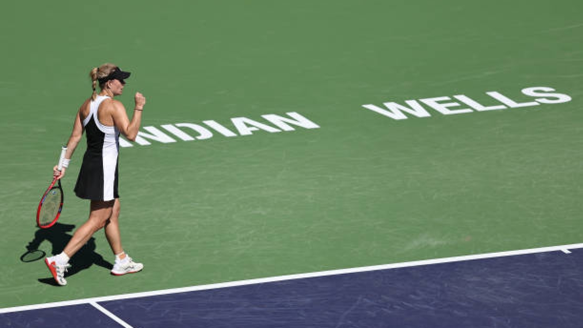 Angelique Kerber, en Indian Wells 2024. Foto: gettyimages