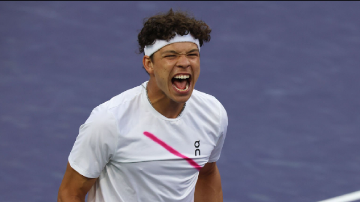Ben Shelton en Indian Wells 2024. Foto: Getty
