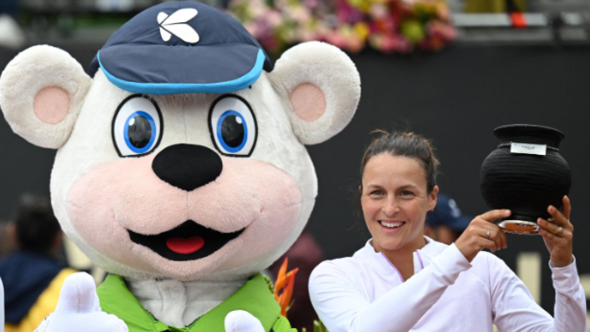 Tatjana Maria en el WTA Bogotá 2023. Foto: Getty
