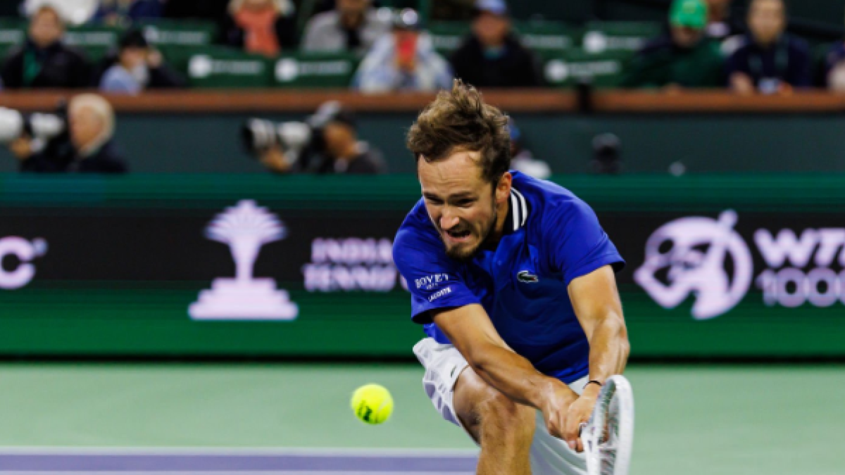 Daniil Medvedev en Indian Wells 2024. Foto: Getty
