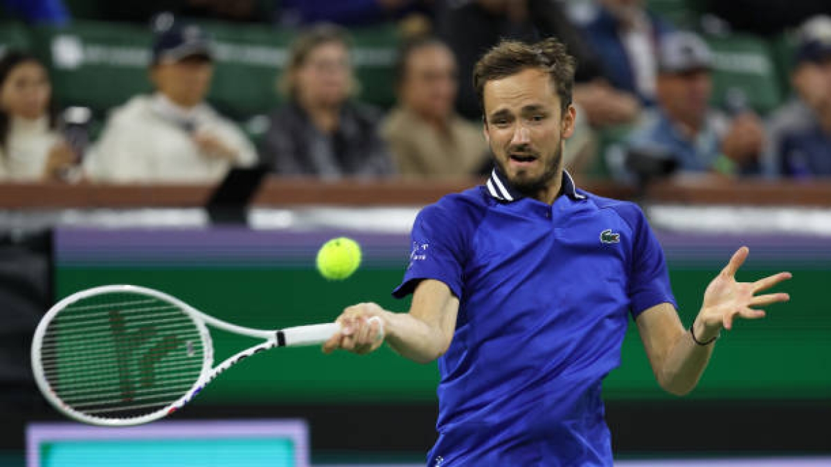 Daniil Medvedev, en Indian Wells 2024. Foto: gettyimages