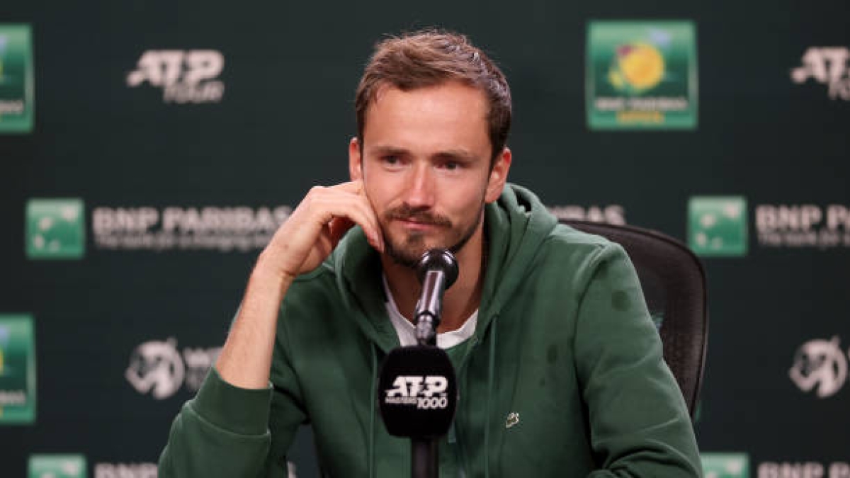 Daniil Medvedev, lentitud de pistas. Foto: gettyimages