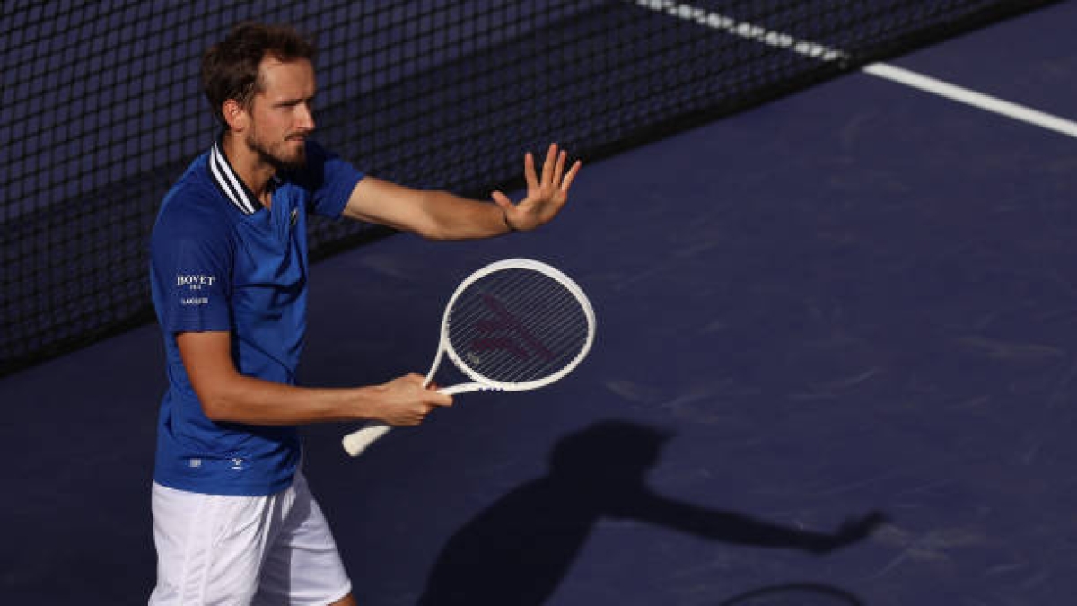 Daniil Medvedev, sequía Indian Wells. Foto: gettyimages