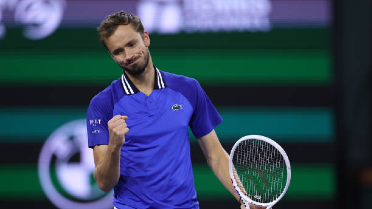 Daniil Medvedev, jugador ideal. Foto: gettyimages