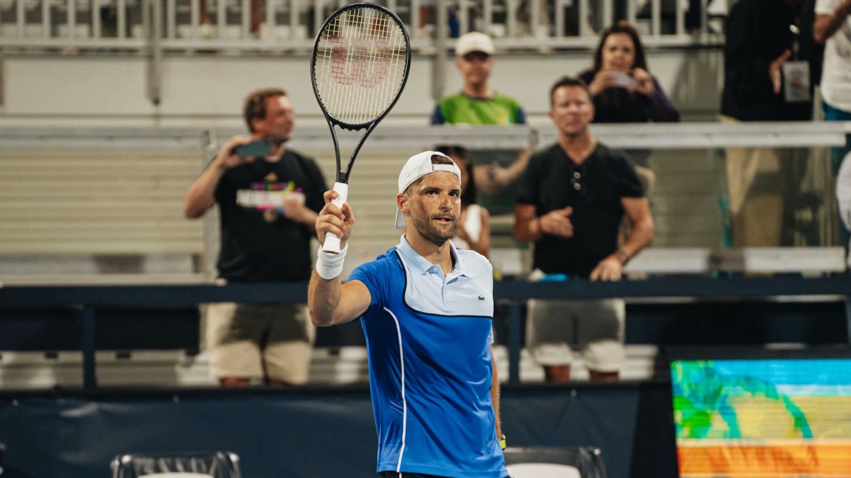 Un Dimitrov libre de etiquetas. Foto: Getty