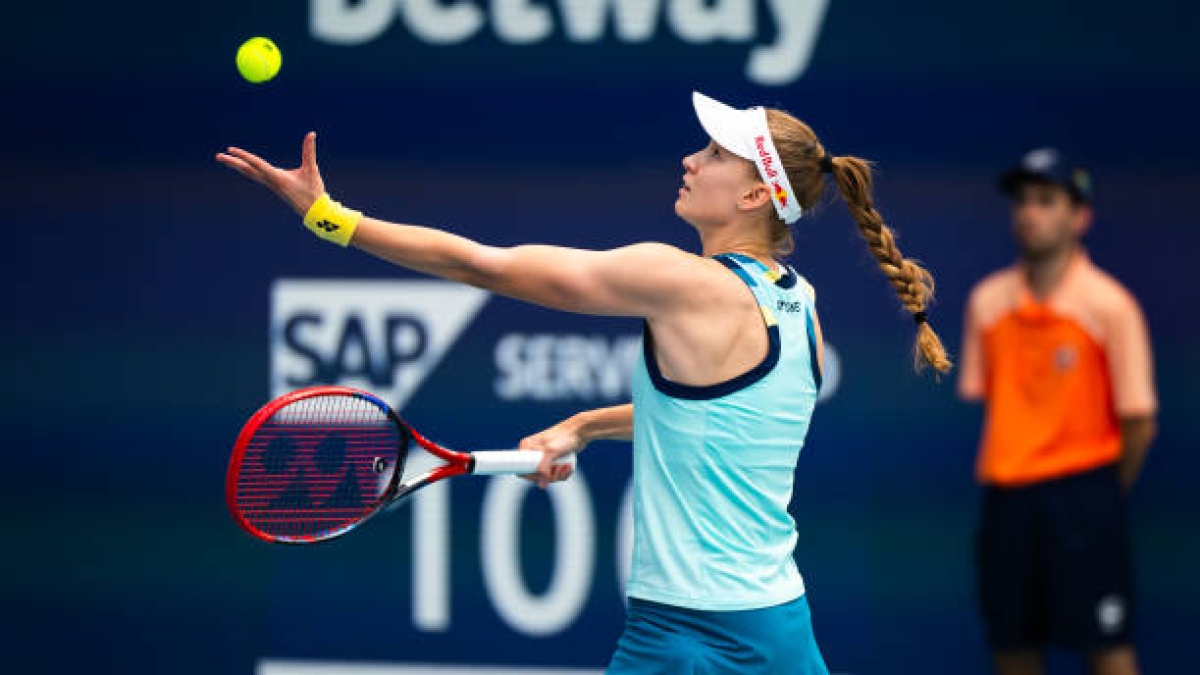 Elena Rybakina, mejor versión en Miami Open 2024. Foto: gettyimages