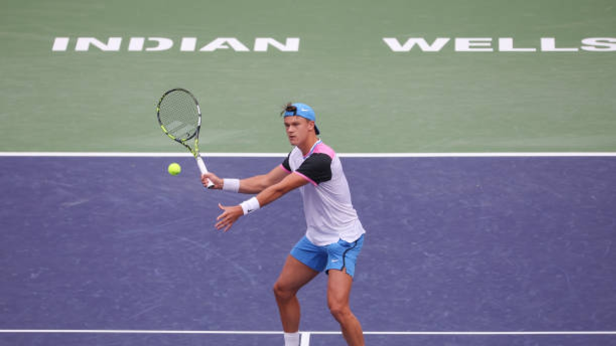 Holger Rune gana a Musetti en Indian Wells 2024. Foto: gettyimages
