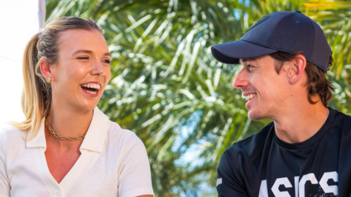 Katie Boulter y Alex De Miñaur en Indian Wells 2024. Foto: Getty