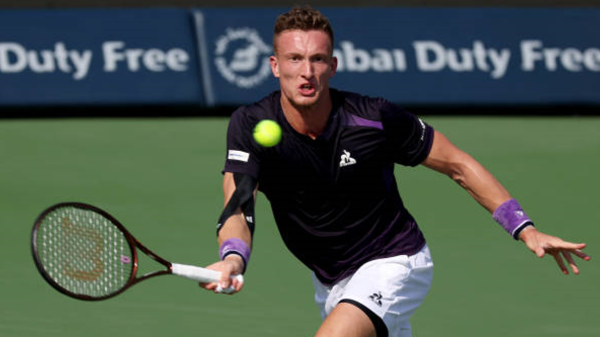 Jiri Lehecka en Indian Wells 2024. Foto: getty