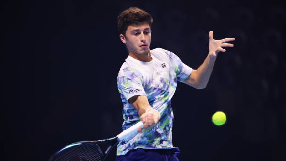 Luca Nardi, próximo rival de Djokovic en Indian Wells 2024. Foto: gettyimages