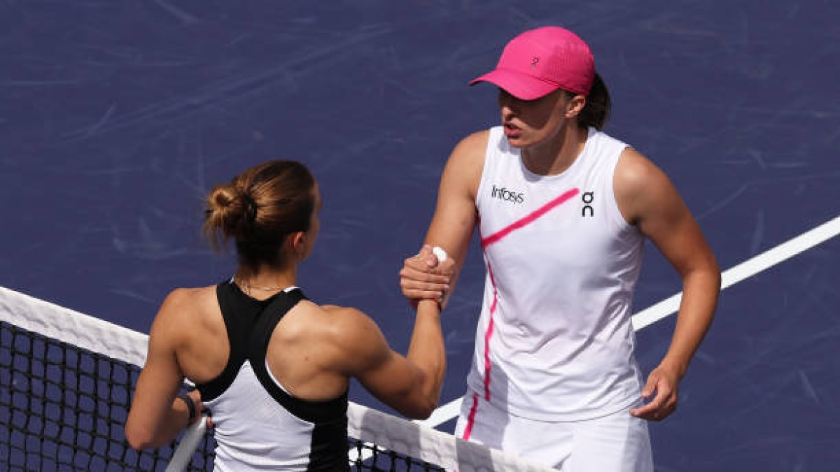 Maria Sakkari explica virtudes de Iga Swiatek. Foto: gettyimages