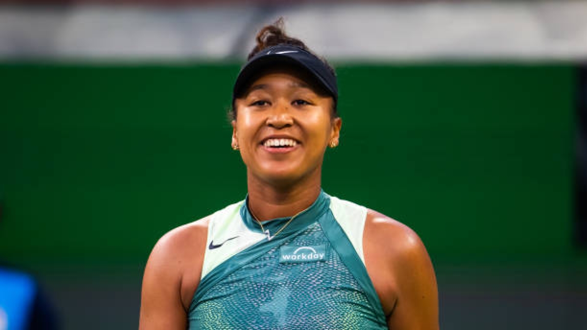 Naomi Osaka, diversión en Indian Wells 2024. Foto: gettyimages